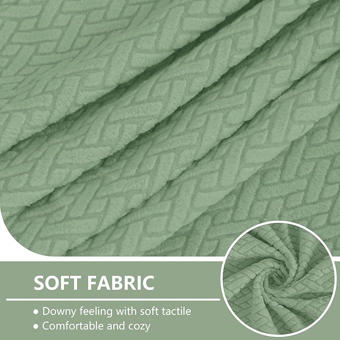 hyha Waterproof Couch Cushion Covers, Wear Resistant Couch Cover, Anti Slip Sofa Slipcovers Washable, Soft Thick Jacquard Furniture Protector for Pets Dog (1 Piece for Backrest L, Green)