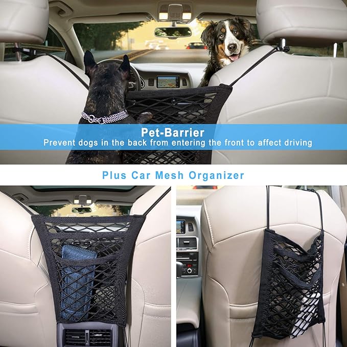 Bark Lover Deluxe Dog Seat Cover for Front Seat-More Durable Waterproof Front Seat Protector, High Heat Resistant and Nonslip Front Seat Cover for Dogs Kids, Universal Size (Beige)