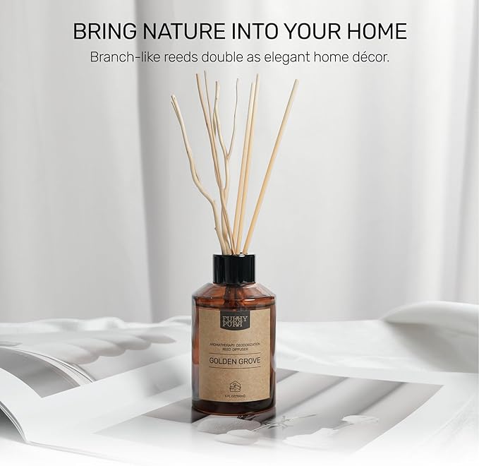 Pet-Safe Reed Diffuser - Gentle Fragrance for Pets, Long-Lasting Aroma, IFRA Certified | Alcohol & Preservative-Free