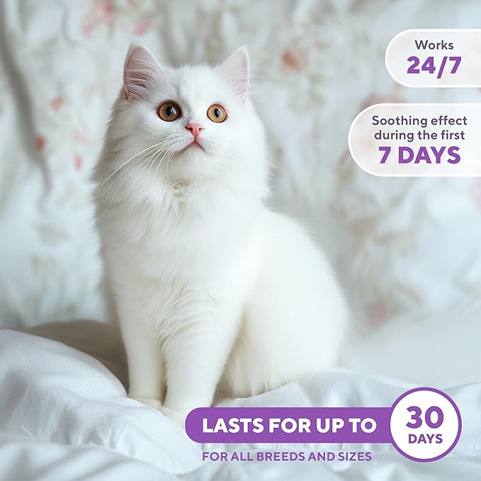 Calming Pheromone Spray & Scratch Repellent for Cats - Reduces Scratching Furniture, Pee - During Travel, Fireworks, Thunder, Vet Zone - Helps with Stress, Fighting, Hiding (1 pack 1.7 oz)