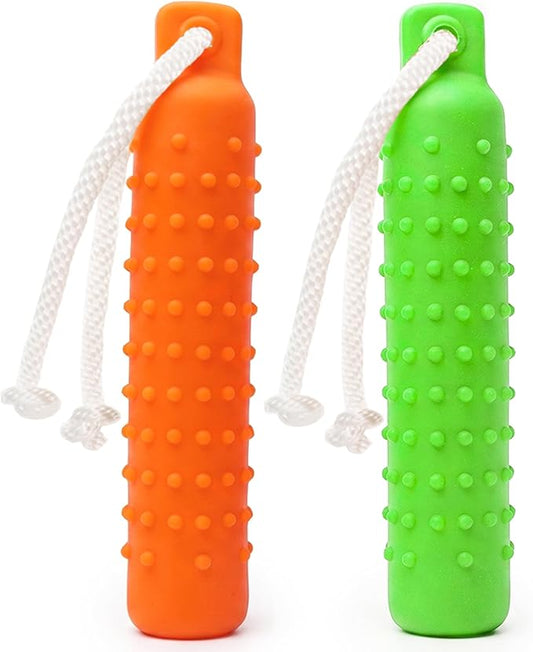 Dog Float Toy - Interactive Training Bumper & Fetching Retrieving Dog Water Toys Dummy Outdoor - Lightweight for Float on the Water Pool Fetch Rope Dog Toys for Small, Medium, Large Dogs