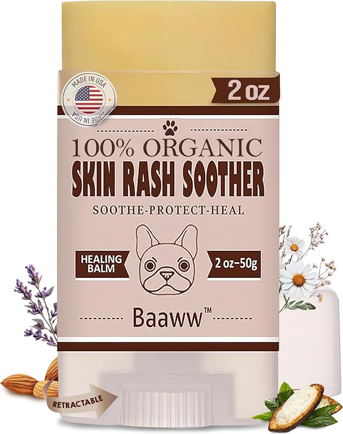 Dog Irritated Skin Relief - Hot Spot Soother Skin Treatment Moisturizer, Anti-Itch & Allergy Dog Lotion, All-Natural Rash Cream for Canines - Soothing Relief for Dry & Itchy Coat - Balm 2 oz