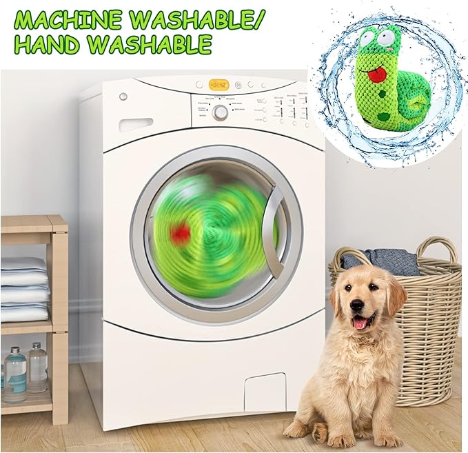 Squeak Dog Toys for Stress Release & Boredom Relief, Dog Puzzle IQ Training, Snuffle Foraging Instinct Training - Suitable for Small, Medium & Large Dogs