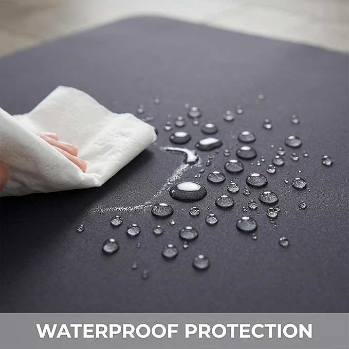 Baby Splat Mat for Under High Chair, 60 x 60 Inch Splash Mat, Waterproof and Washable Spill Mat, Anti-Slip Floor Protector