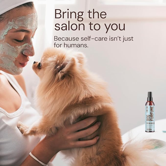 Sunny & Honey Dog Perfume Spray Long Lasting - 4 fl oz (2-Pack) - Deodorizing, Detangling & Hydrating with Avocado Oil & Silk Protein - pH Balanced Dog Cologne Spray - Fresh Breeze Scent