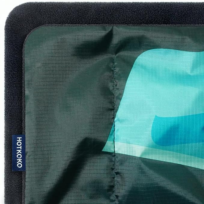 Hooded Stadium Blanket, Waterproof Fleece Wearable Camping Blanket