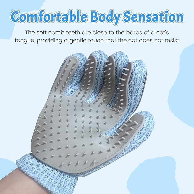 Pet Hair Removal Glove, for Dogs & Cats – Pet Hair Remover for Laundry, Static Electricity Cleaning Glove, Must-Have Dog Supplies & Cat Supplies for Home Grooming and Care