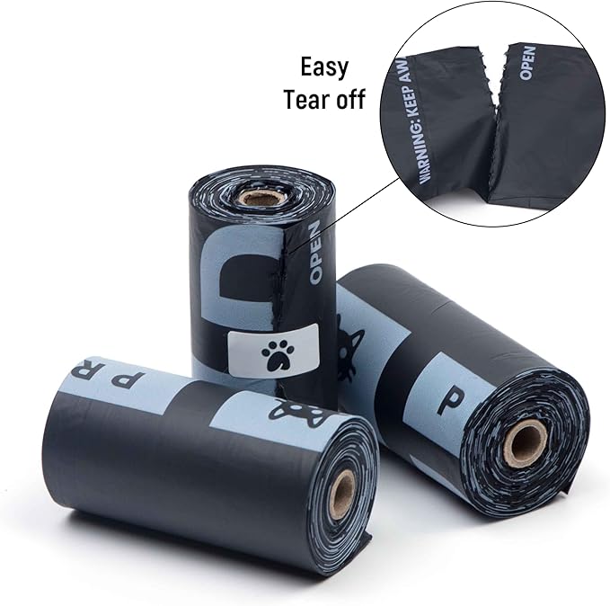 100% Certified Compostable Dog Poop Bags - Dr. C's Premium Dog Poop Bags - 120 Bags / 8 Rolls, Extra thick, Leak Proof, Unscented, Plant Based, Earth Friendly and USA Owned
