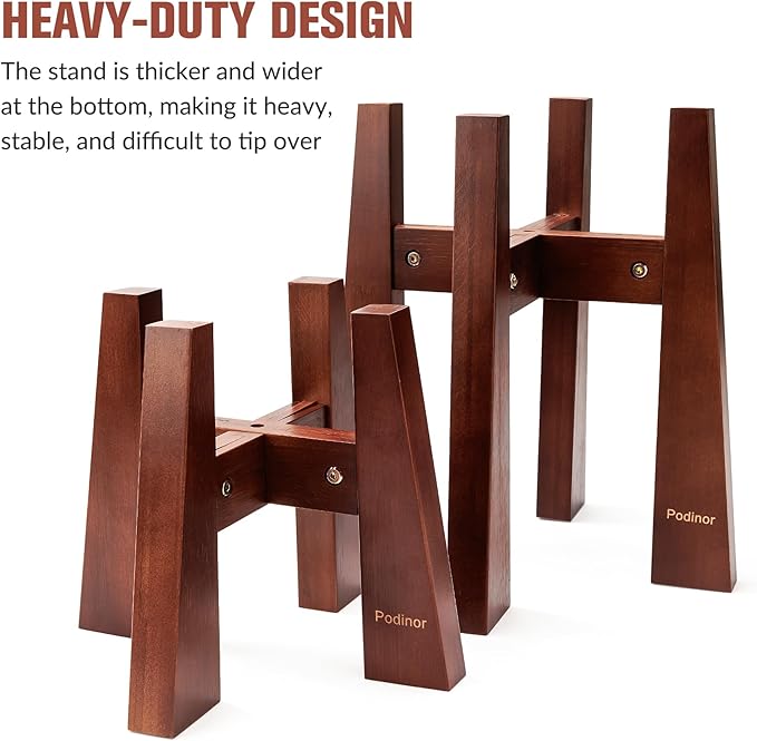 Elevated Dog Bowl Stand for Medium Dogs, Sturdy Bamboo Raised Dog Food and Water Feeding Station - Adjustable Sideways (3 Cup Bowl Included)