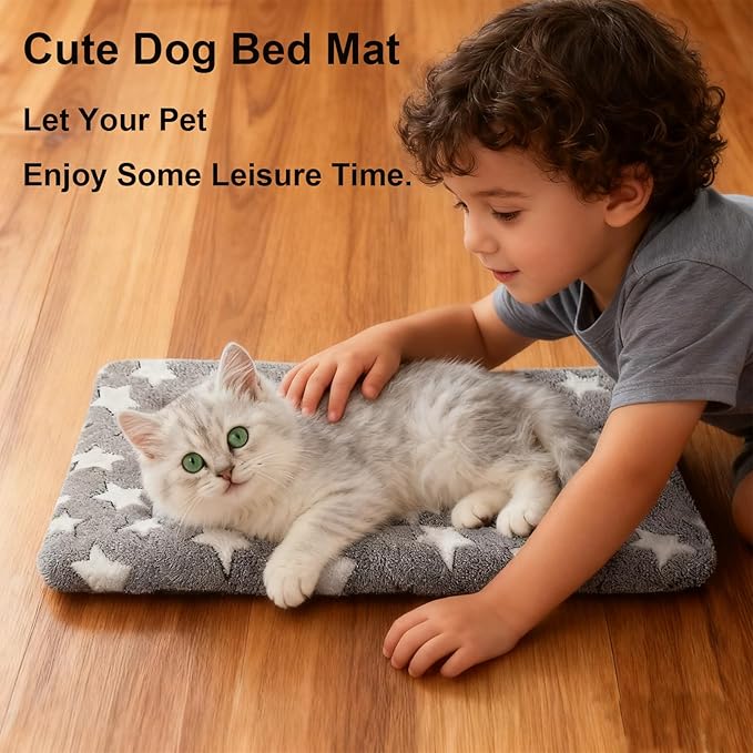 Dog Bed Mat - Reversible Dog Crate Bed Mats, Soft & Breathable Kennel Pad, Durable Crate Bed for Small Medium Large Dogs & Cats