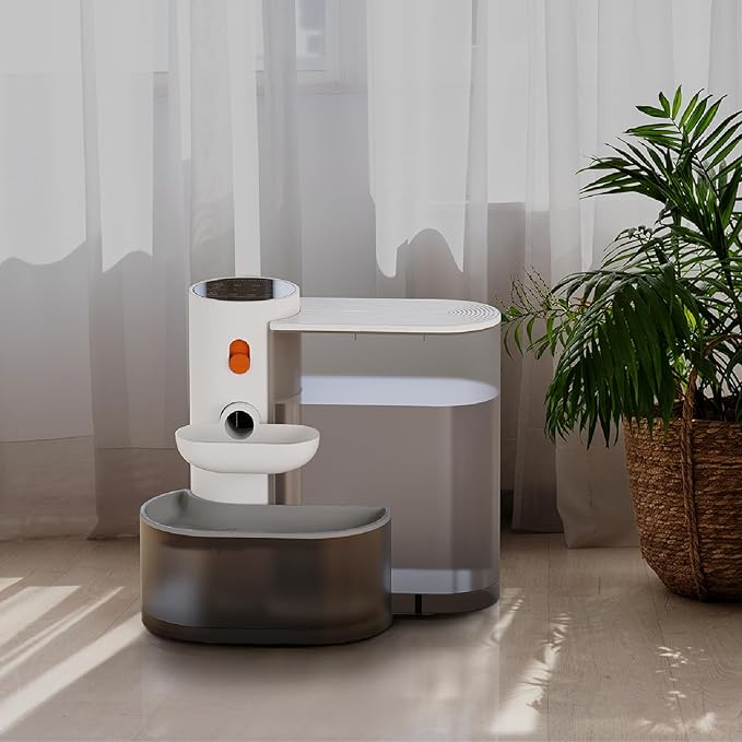 Cat Water Fountain - 3000ml Automatic Pet Drinking Fountain for Cats and Dogs, Ultra Quiet Pump, Water Level Window, No Filter Needed