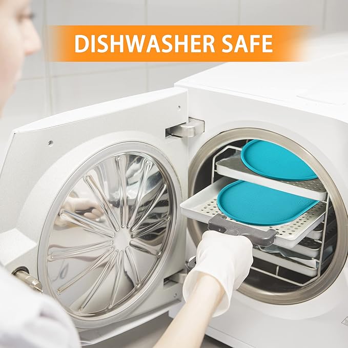 100% Waterproof 1.0" Raised Edge BPA Free Silicone Dog Food Mat, Pet Cat Feeding Mats Contain Spills Protects Floors, Placemats for Cats and Dogs Water Bowl Dishwasher XXL Large.