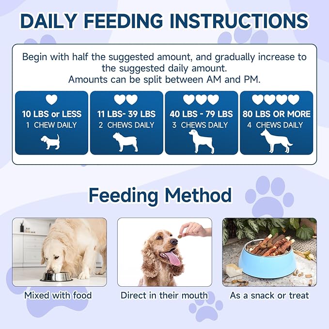 Hemp Calming Chews for Dogs, 200 Treats Dog Calming Chews for Anxiety & Stress Relief, Anxiety Relief Treats for Dogs with Hemp Oil, Melatonin Dog Calm Treats for Stress|Sleep|Separation