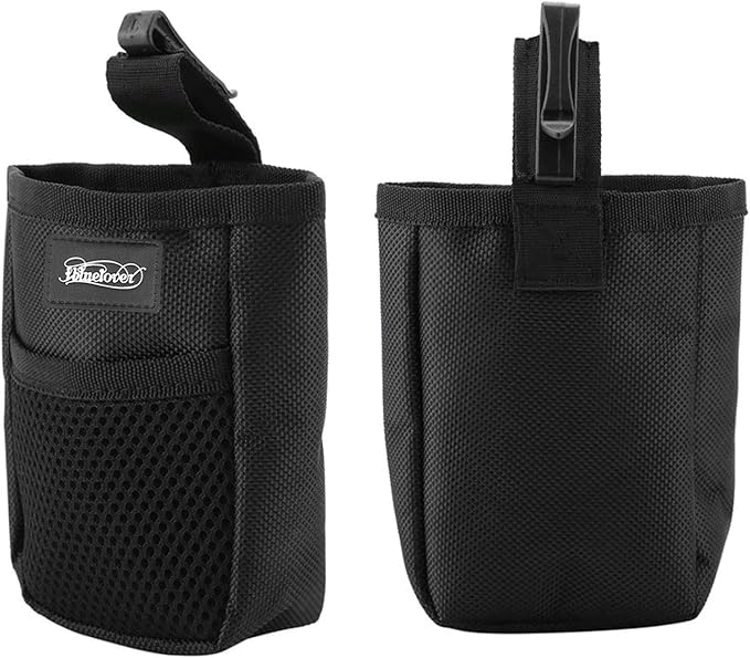 2 Pcs Dog Treat Pouch Pet Trainning Waist Bag Portable Food Snack Small Item Storage Holder Bag Hook Design Pet Training Reward Pouch Bait Sack Mini Doggie Puppy Bird Snack Carrier Container Pockets
