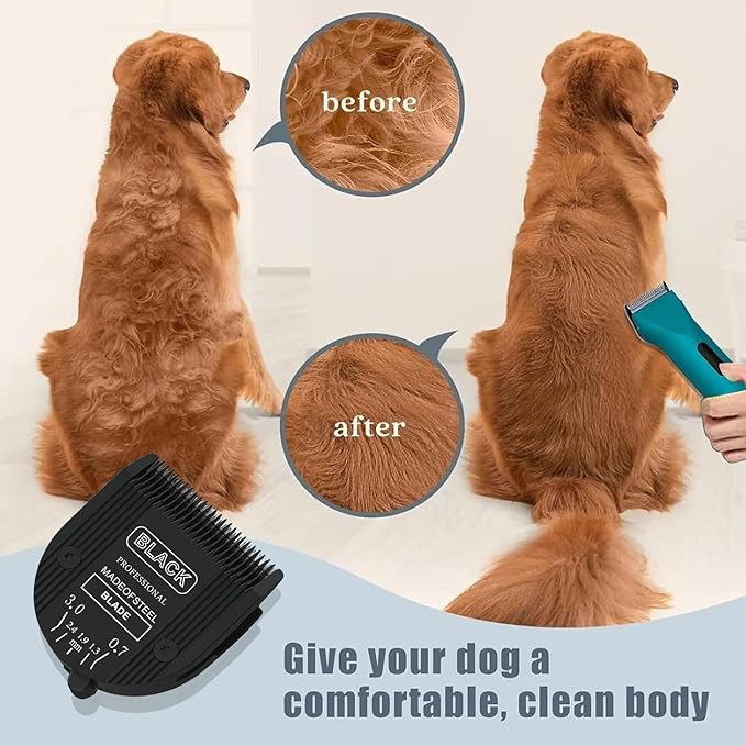 colorski 1PCS Adjustable 5 in 1 Replacement Blades Compatible with Wahl 5 in1 Clipper Bravura, Chromado, Creativa, Figura, Motion, Supergroom Dog Grooming Clippers (Black)