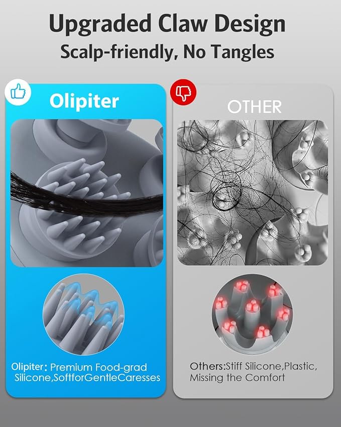 Upraded Handheld Cat Massager Dog, 4 Massage Heads, Cat Head and Back Scratcher, Electric Pet Massager for Dogs and Cats, for Relieving Tight Stiffness Muscles, Promote Bonding