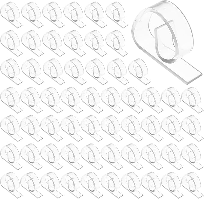 150 Pieces Transparent Clear Tablecloth Clips Plastic Table Cloth Clips Windproof Table Cover Holder Clamps Tablecloth Cloth Holder for Christmas Wedding Party Indoor Outdoor Camping Picnic