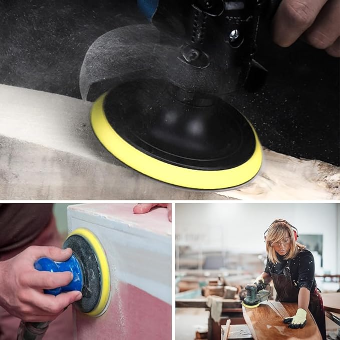 Marble Polishing Kit, 4-inch Diamond Polishing Pads, 12 Pieces Wet/Dry Granite Stone 50-6000 Grit Polishing Pads, Suitable for Polishing Granite and Marble Countertops (12 Pcs Diamond Polishing Pads)