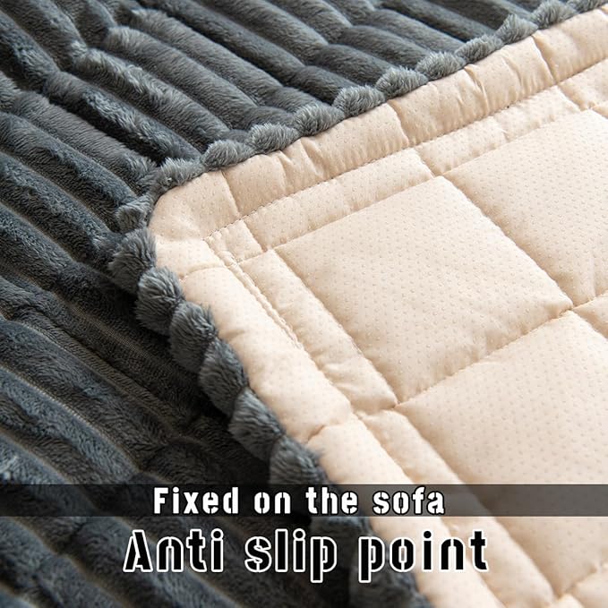 Non-Slip Dog Bed Mat for Car, Fuzzy Backseat Pet Mat, Travel Pet-Friendly Seat Cover for Cars, Compatible with Backseat Extenders and Seat Protectors 24.8x54 inch