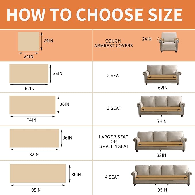 Non-Slip Couch Arm Covers,Thick Soft Recliner Arm Chair Covers Set of 2 Waterproof Armrest Covers for Sofa, Washable Faux Fur Sofa Arm Cover (Grey, 24" x 24" 2 Pack)