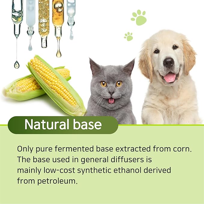 EVENDAY Oh my silly Air freshener Pet diffuser - Removing Ammonia Odor Deodorization Long Lasting Aroma Pet Perfume (Amberose)