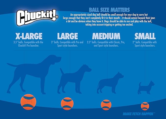 Chuckit! Ultra Squeaker Balls for Dogs, Floating Water Pet Toys, Durable Rubber Pet Toy, Bouncy Squeaky Fetch Balls for Dogs, Pack of 24, Medium (2.5")