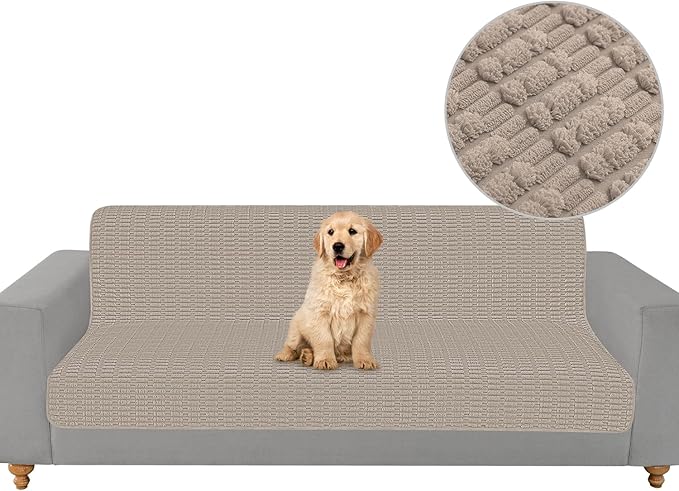 Foxdecor Dog Bed Cover Pet Couch Covers for Sofa, Anti-Slip Dog Mat Pet Pad Blanket for Sofa Chair Recliner Bed Furniture Protector, 58x82 inch Brown