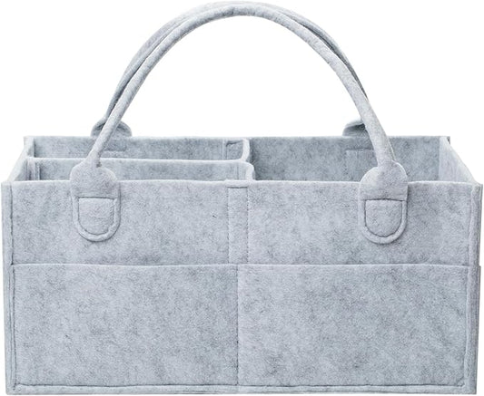 Mr. Pen- Baby Diaper Caddy Organizer, Gray, Large, Nursery Storage Bin and Car Organizer for Diapers and Baby Wipes
