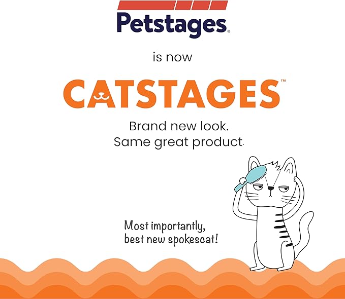 Petstages Orkakat Wiggle Worm Dental Catnip Cat Chew Toy