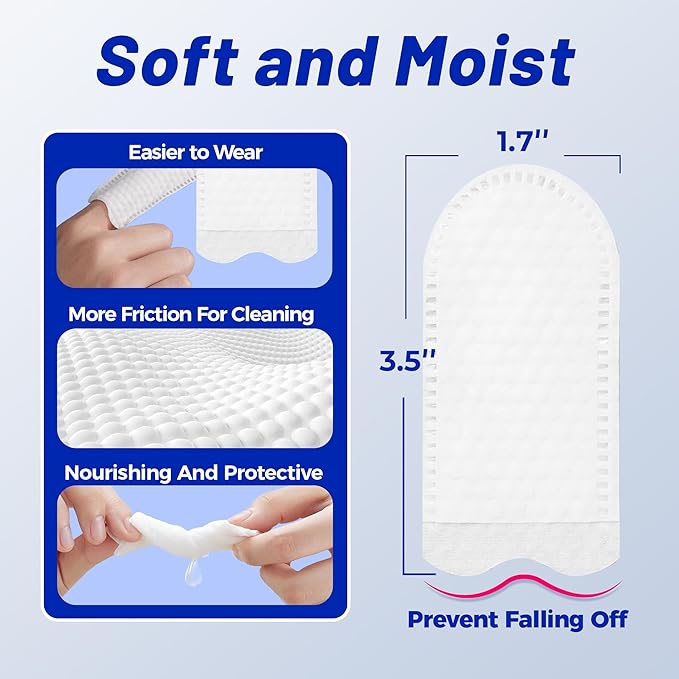 Wellix Pet Ear Cleaner Wipes for Dogs&Cats (100count) - Pure Chamomile Honeysuckle Dog Cleaning Finger Wipes - Natural Treatment for Itch Relief and Ear Infections - 2 Packs