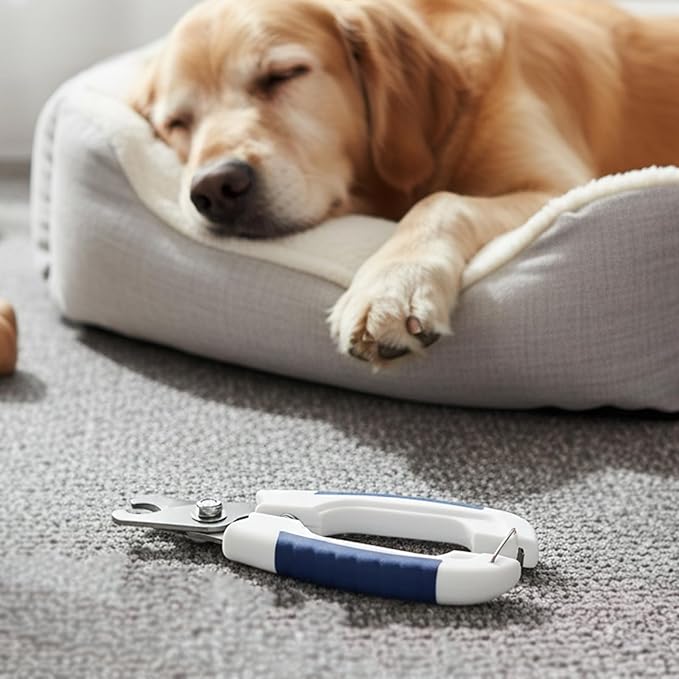 Brooklyn Pet Gear BPG Pet Grooming Tools for Dogs & Cats- Pet Nail Clippers Stainless Steel Nail Trimmer with Safety Guard & Non-Slip Grip