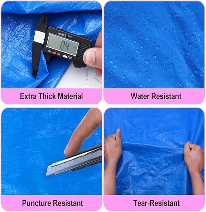 Heavy Duty Beach Umbrella Tents Storage Bag - Waterproof, Scratch-Resistant, Multi-Scene Blue Multi-Functional Outdoor Tent Bag (Large Blue Umbrella Bag)