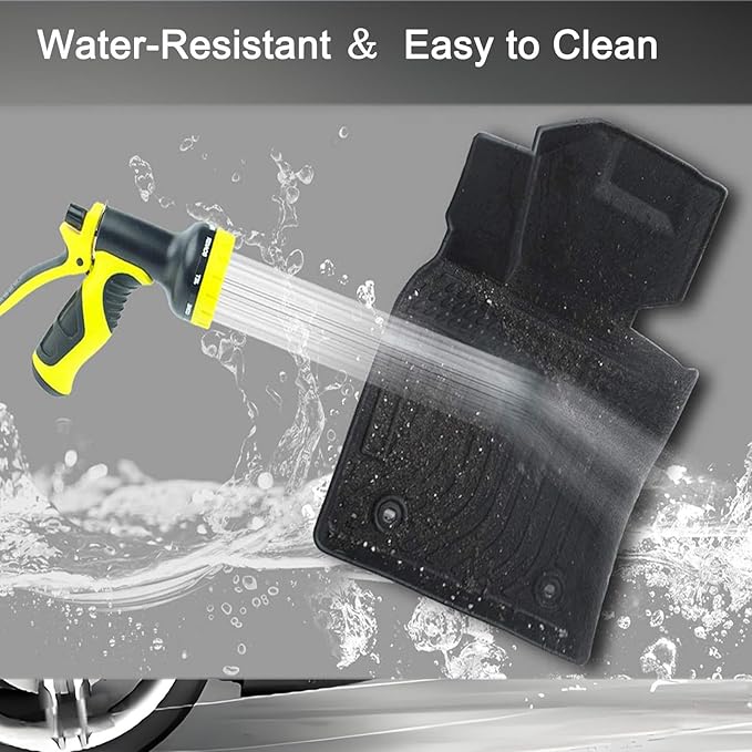 Floor Mats ＆ Cargo Liners Compatible with 2007-2011 Honda CR-V，All Weather Protection Waterproof Durable Anti-Slip Odorless Custom-fit Front Rear Rows Back Trunk Tray Full Set Carpet Liner