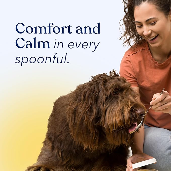 Honest Paws Calming Peanut Butter for Dogs – Dog Supplement with Ashwagandha, Valerian Root & L-Tryptophan – Supports Relaxation & Balanced Behavior – Made in USA – 12 oz