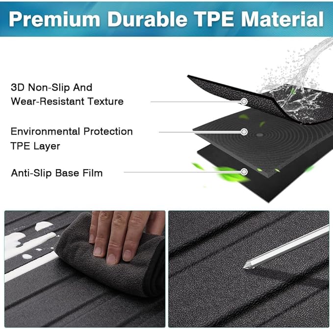 Mixsuper Cargo Liner for Mazda CX-5 2017-2025 2026, All Weather Trunk Mat for CX5 Accessories Anti-Slip Trunk Liner Rear Cargo Mat Black