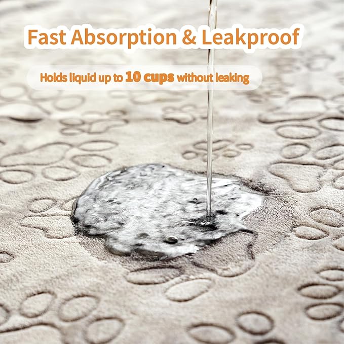 Qeils Reusable Puppy Pads, Washable Pee Pads for Dogs, Specifically Designed for 8 Panels for Dog Playpen Kennel Waterproof Non Slip Wee Wee pad, Absorbent Training Pads Extra Large