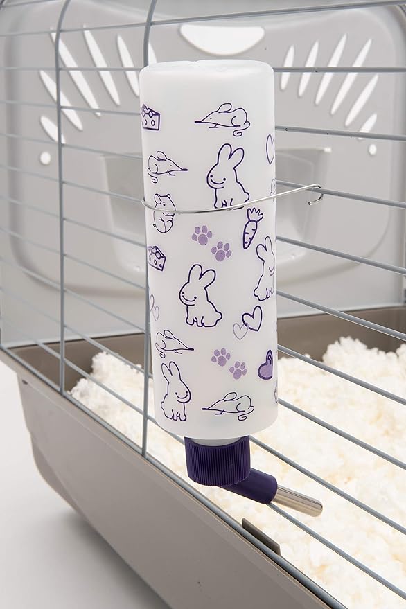 Lixit Weather Resistant Cage Water Bottles for Rabbits, Ferrets, Guinea Pigs Hamsters and Other Small Animals. (16-Ounce)