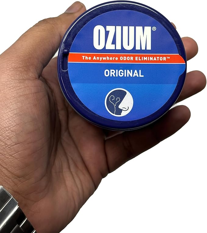 Ozium Air Sanitizer 4.5 oz Gel: Odor Eliminator for Strong Odor, Car Air Freshener (Original, 1 Pack)