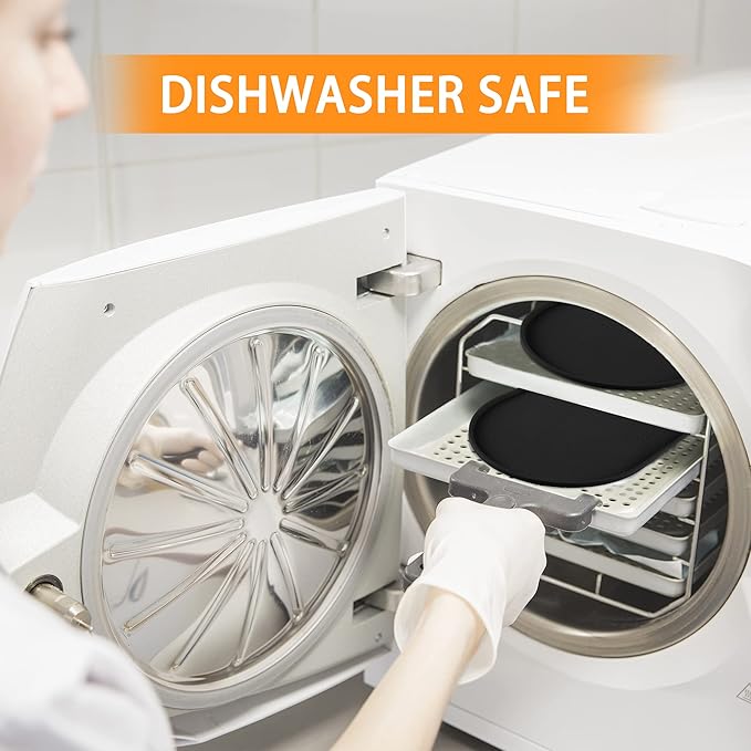 100% Waterproof 1.0" Raised Edge BPA Free Silicone Dog Food Mat, Pet Cat Feeding Mats Contain Spills Protects Floors, Placemats for Cats and Dogs Water Bowl Dishwasher XXL Large.