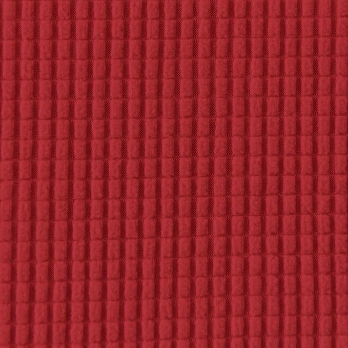 Easy-Going 4 Pieces Oversized Recliner Stretch Sofa Slipcover Sofa Cover Furniture Protector Couch Soft with Elastic Bottom Polyester Spandex Jacquard Fabric Small Checks Christmas Red,X-Large