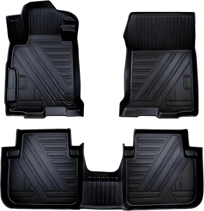 Aiqiying Floor Mats Compatible with Honda Accord 2013-2017 Models，All Weather Carpet Liners Waterproof Durable Custom-Fit Front Rear Full Set Protection TPE Accessories