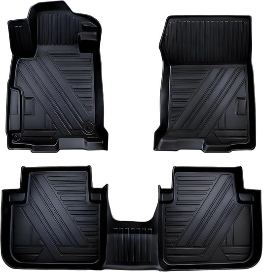 Aiqiying Floor Mats Compatible with Honda Accord 2013-2017 Models，All Weather Carpet Liners Waterproof Durable Custom-Fit Front Rear Full Set Protection TPE Accessories