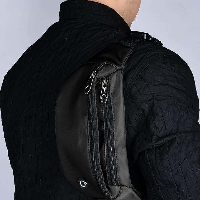 Fanny Pack for Men Women, Waterproof Sports Waist Bag Pack, Belt Bag for Travel Hiking Running