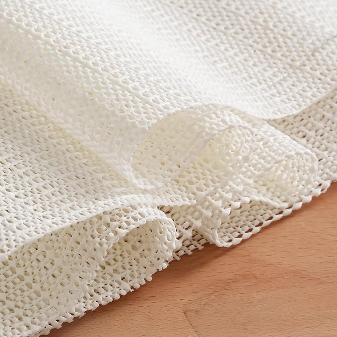 12X15 FT Non-Slip Rug Pad Gripper for Hardwood Floors, Tile, & Carpet – Anti-Slip Rug Pads to Keep Area Rugs Secure and in Place, Protects Floors, Prevents Slipping and Sliding