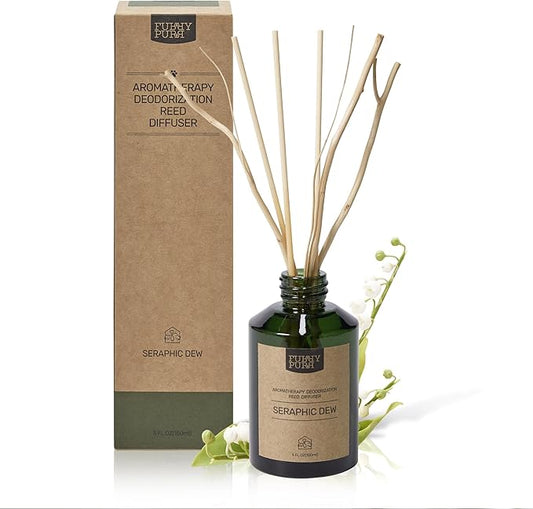 Pet-Safe Reed Diffuser - Gentle Fragrance for Pets, Long-Lasting Aroma, IFRA Certified | Alcohol & Preservative-Free