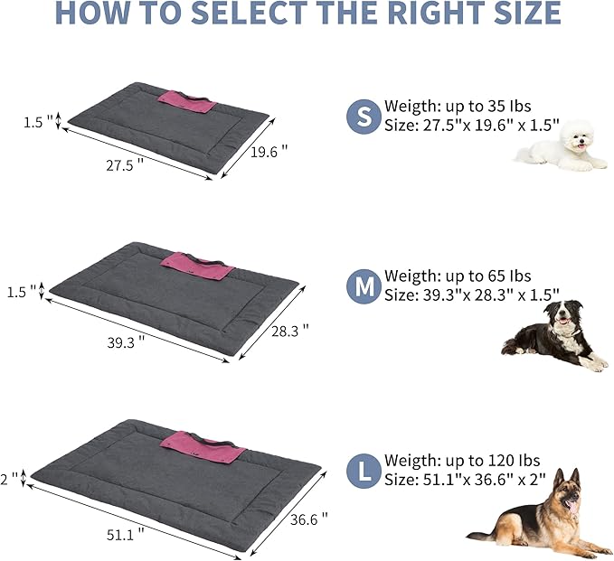 KHONSU PET Dog Travel Mat for Camping Portable Waterproof Lightweight & Outdoor Easy Clean Pad Foldable into Compact Carry Bag (Small Sized up to 25 lbs)