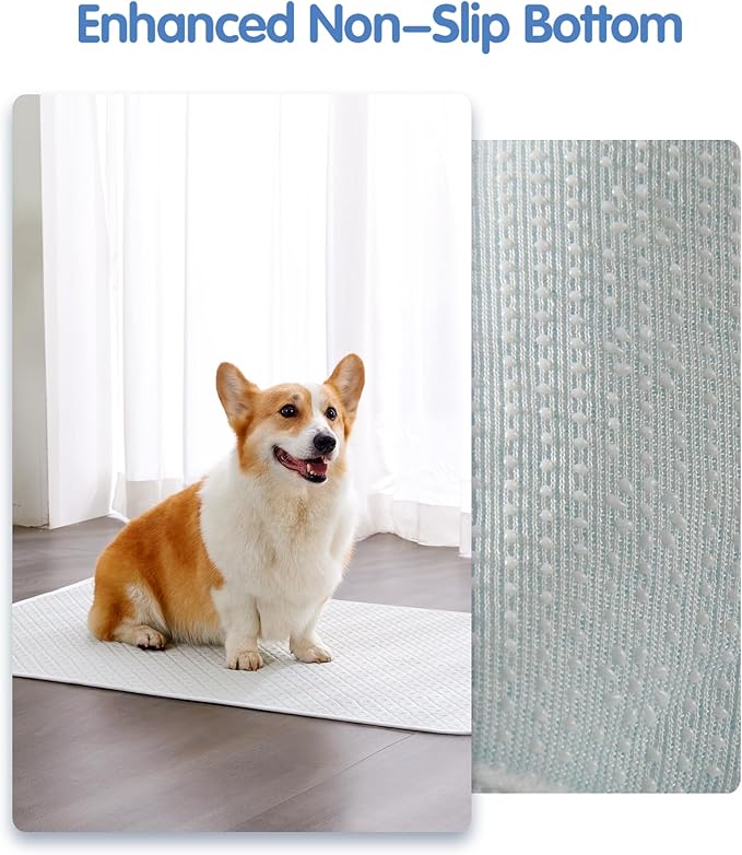 TIMSUNBER Dog Cooling Mat - Instant Cooling Pet Bed for Dogs & Cats, 6-12°F Drop, Non-Toxic & Machine Washable, Anti-Slip Bottom, Cool Mat for Indoor & Travel Use Light Gray 36" x 24"