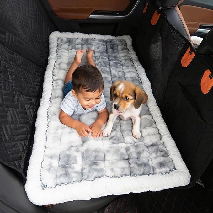 Dog Bed Mat - Crate Pad - Soft Dog Kennel - Multi-Purpose Crate Bed for Dogs & Cats