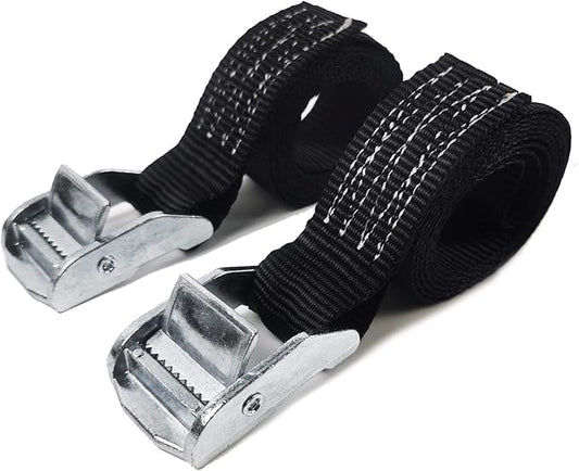 1500 lbs 1" x 6' Tie Down Straps, 2 Pack Adjustable Lashing Straps Ratchet Straps Heavy Duty Ratchet Tie Down Straps Cargo Straps with Cam Buckle Suitable for Carrying Various Cargo or Luggage