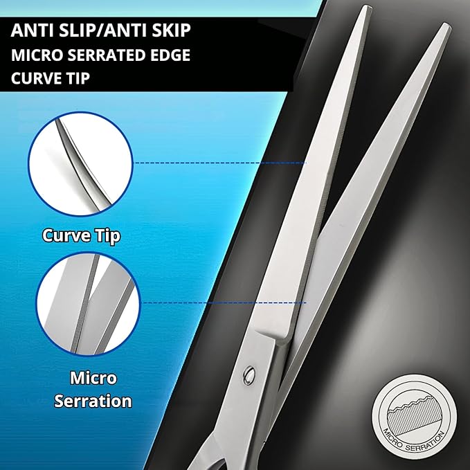 Dog Grooming Scissors 4.5 Curved Shear Perfect for Dog, Cats, and other Pets Face & Paws Trimming